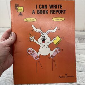 Vintage‎ 1985 - I Can Write A Book Report - Grades 2-6 - Teacher Help Carratello